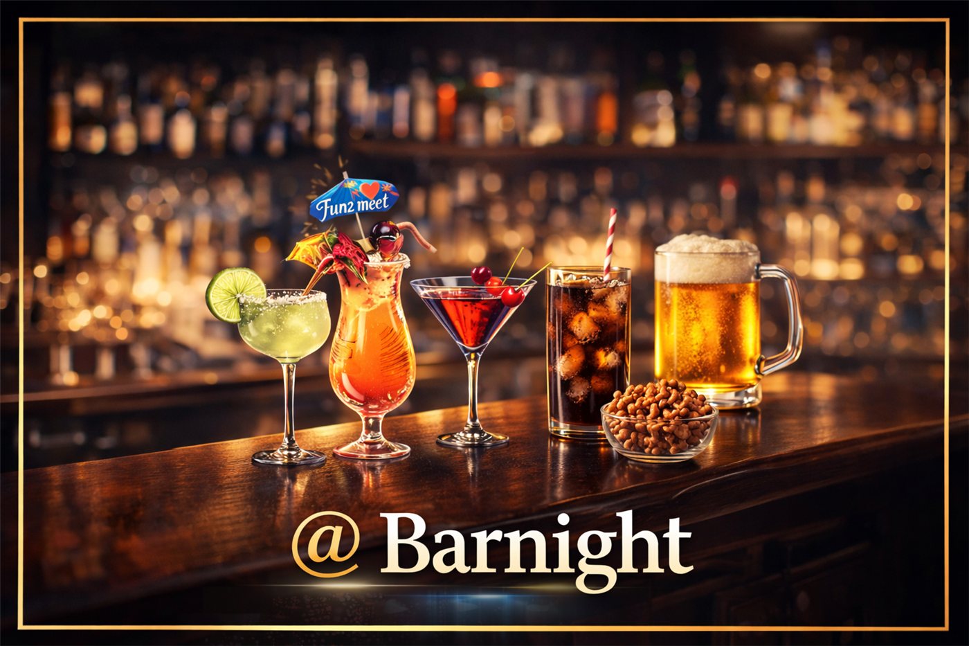 Fun2Meet Bar-Abend: Cocktails und Begegnungen in Berlin